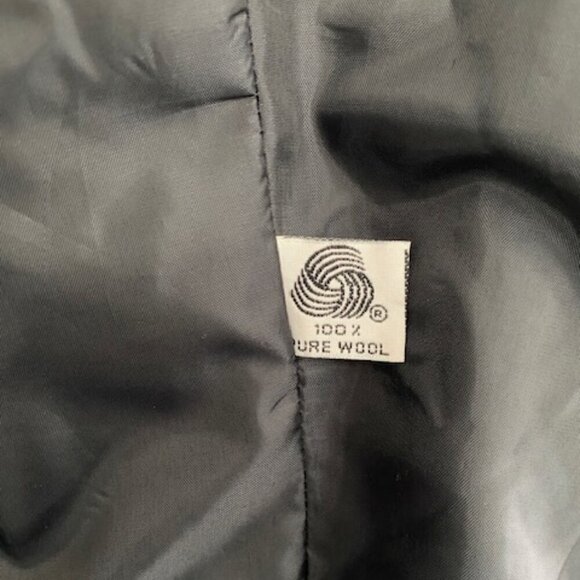 VINTAGE Christian Dior Navy Blue Gold Button Wool Blazer Jacket Sz XL 18 - Picture 13 of 13